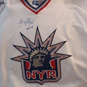 STARTER White and Blue NYR Jersey